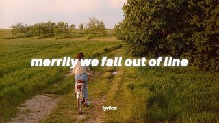 Download lagu 'Merrily we fall out of line, out of line' (lyrics) tiktok song | He is We - I Wouldn't Mind