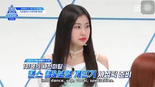 [PRODUCE X 101] ENGSUB - WOLLIM HWANG YUN SEONG DANCE