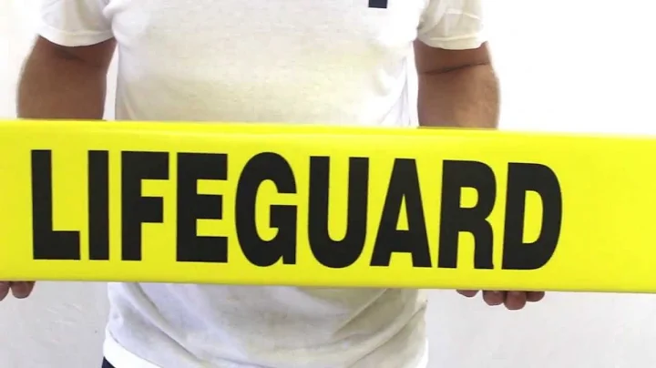 40" TAPERED RESCUE TUBE (BRASS CLIP) - LIFEGUARD