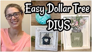 3 EASY DOLLAR TREE FARMHOUSE DIYS | EASY SPRING AND EVERY DAY DECOR | TRY IT TUESDAY