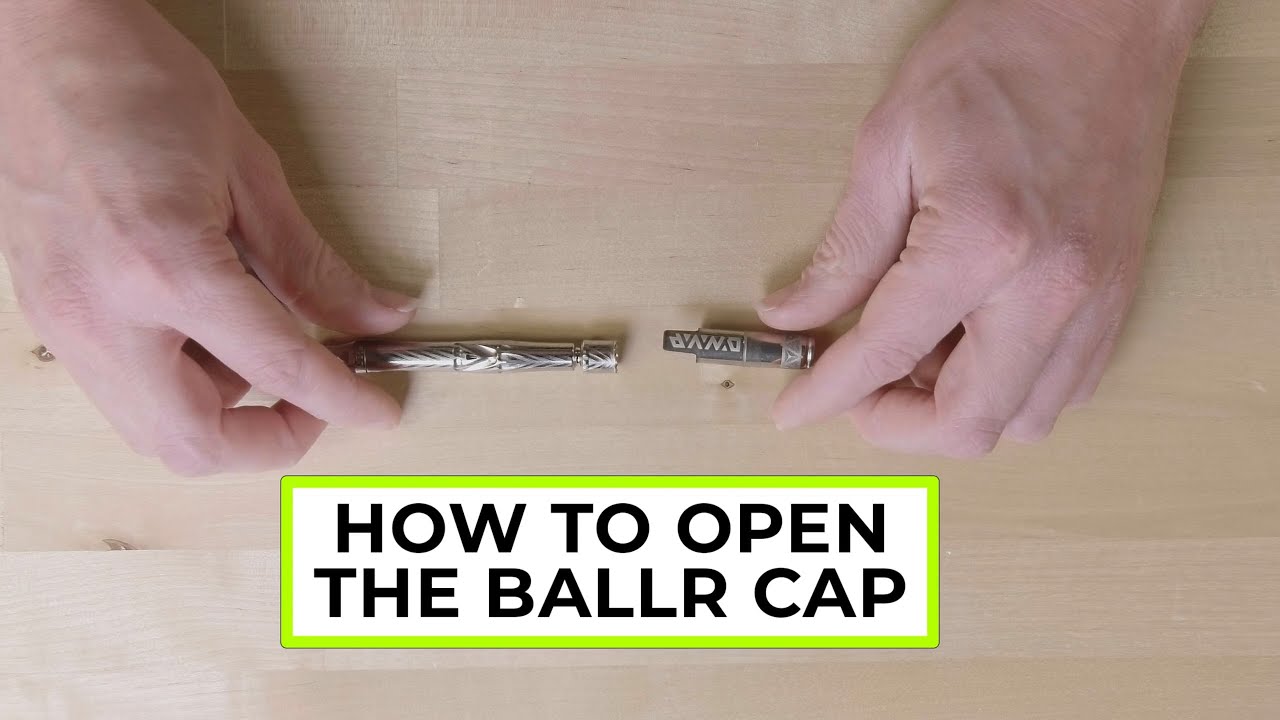 How to open The BallR Cap