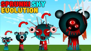 New Sky Sprunki Phase 1-4 Evolution Mod Addon Update In Minecraft Pe