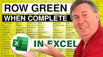 Excel - Dueling Excel - When Project Finished, Mark All Green - Duel 157 - Episode 1877