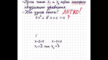 Обратная теорема Виета - ЛЕГКО!