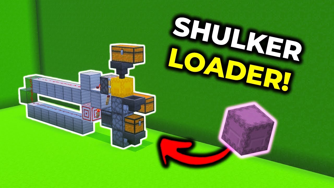 Automatic SHULKER LOADER! |Minecraft Bedrock 1.21+