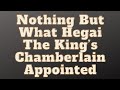 24-0602 - Bro George - "Nothing But What Hegai The King