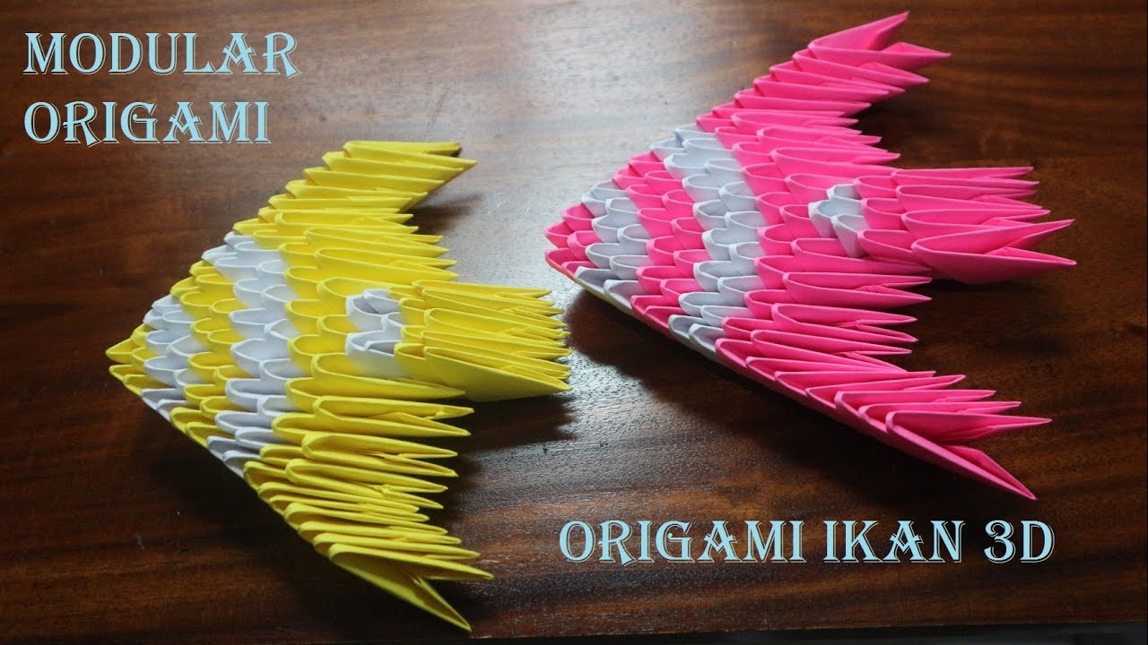  Cara  membuat  origami ikan  3d dengan mudah YouTube