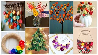 Manualidades Estéticas con Botones, Yute y Piedras 🏡🌿 | Decoración Rústica Relajante Anti-Estrés ✨☘️