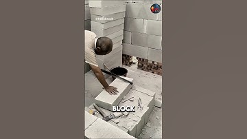 Effortless AAC Block Cutting | Partition Wall Made Easy 🔥