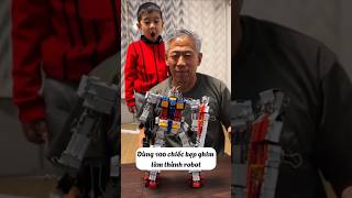 Dùng 100 Chiếc Kẹp Giấy Ghép Kép Giấy Thành Robot  #shorts #shortsvietnam #haihuoc #bientv screenshot 4