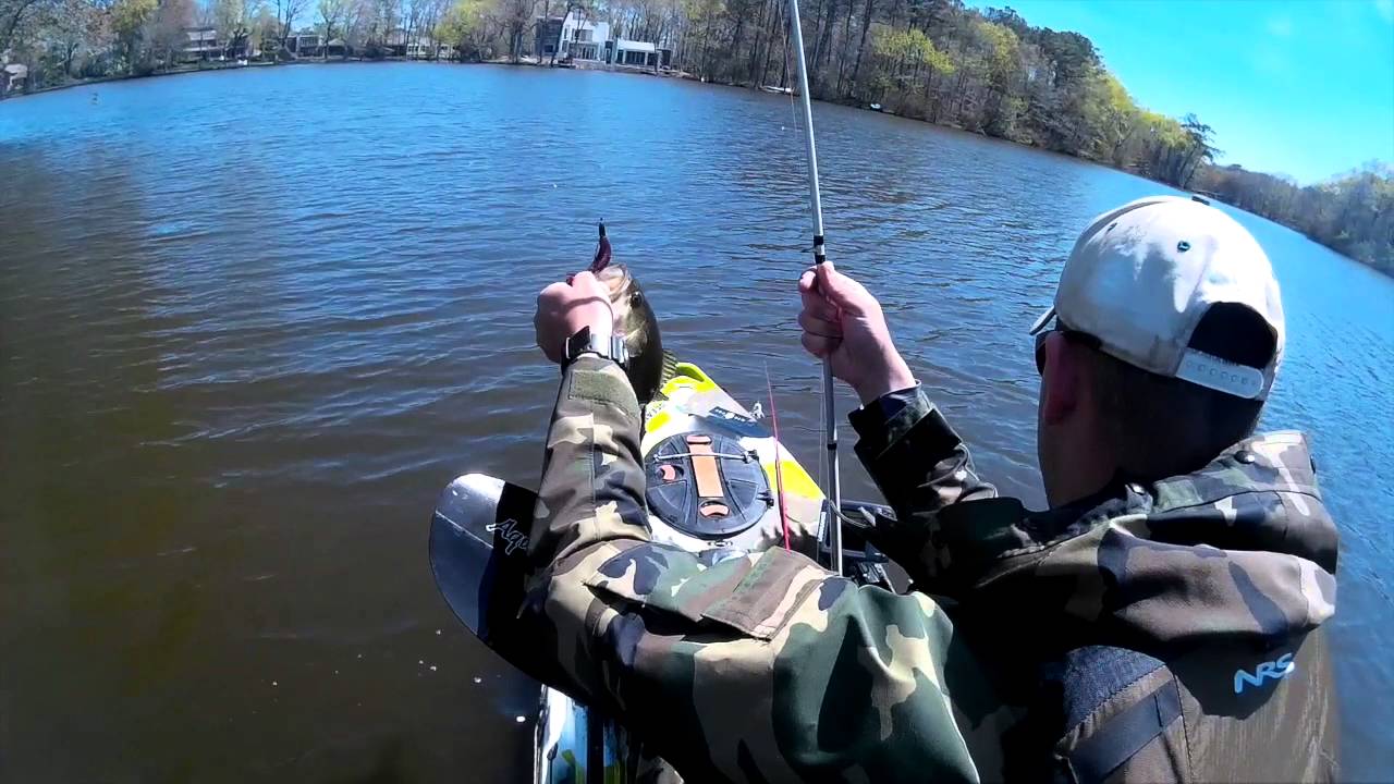 Kayak Bass Fishing Feelfree Lure Virginia YouTube