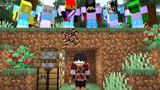 Minecraft Speedrunner VS 6 Hunters FINALE (No Commentary)