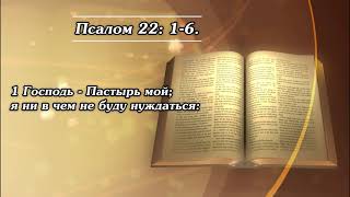 Если я пойду и долиною смертной тени, не убоюсь зла, потому что Ты со мной! | Библия | Псалом 22 |