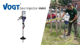 VOGT Geo Injector mini - Arbeiten mit dem Gerät