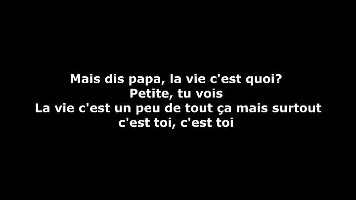 Aldebert - La vie, c'est quoi ? [Paroles Officielles]