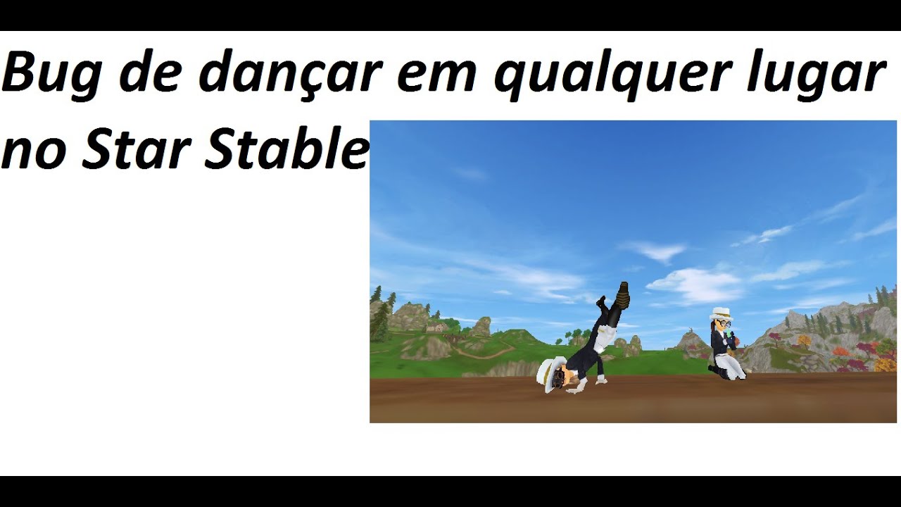 Como fazer o bug de dançar em qualquer lugar no Star Stable - YouTube
