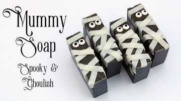 How to Create a Cold Process Mummy Soap with Soap Dough Embellishments