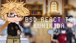 ✮ BSD REACT TO KUNIKIDA ﹚☆ ( 3 / 6 ) . x3 EASTER SPECIAL