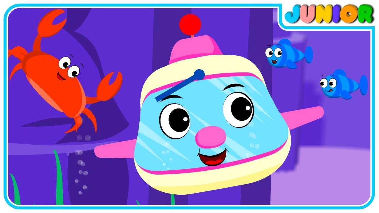 Wheels On The Bus Underwater | Songs for Kids , Baby Songs, Kids Songs @NurseryRhymesJunior