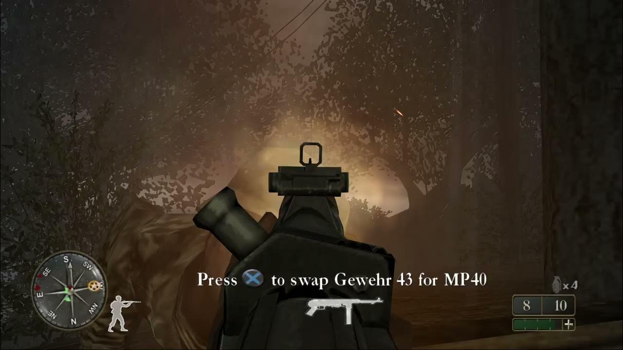 call of duty 2 big red one pcsx2 60fps YouTube