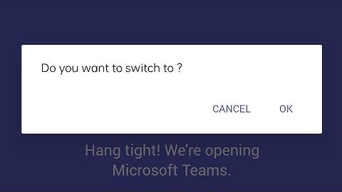 do you want to switch to microsoft teams problem | #shorts