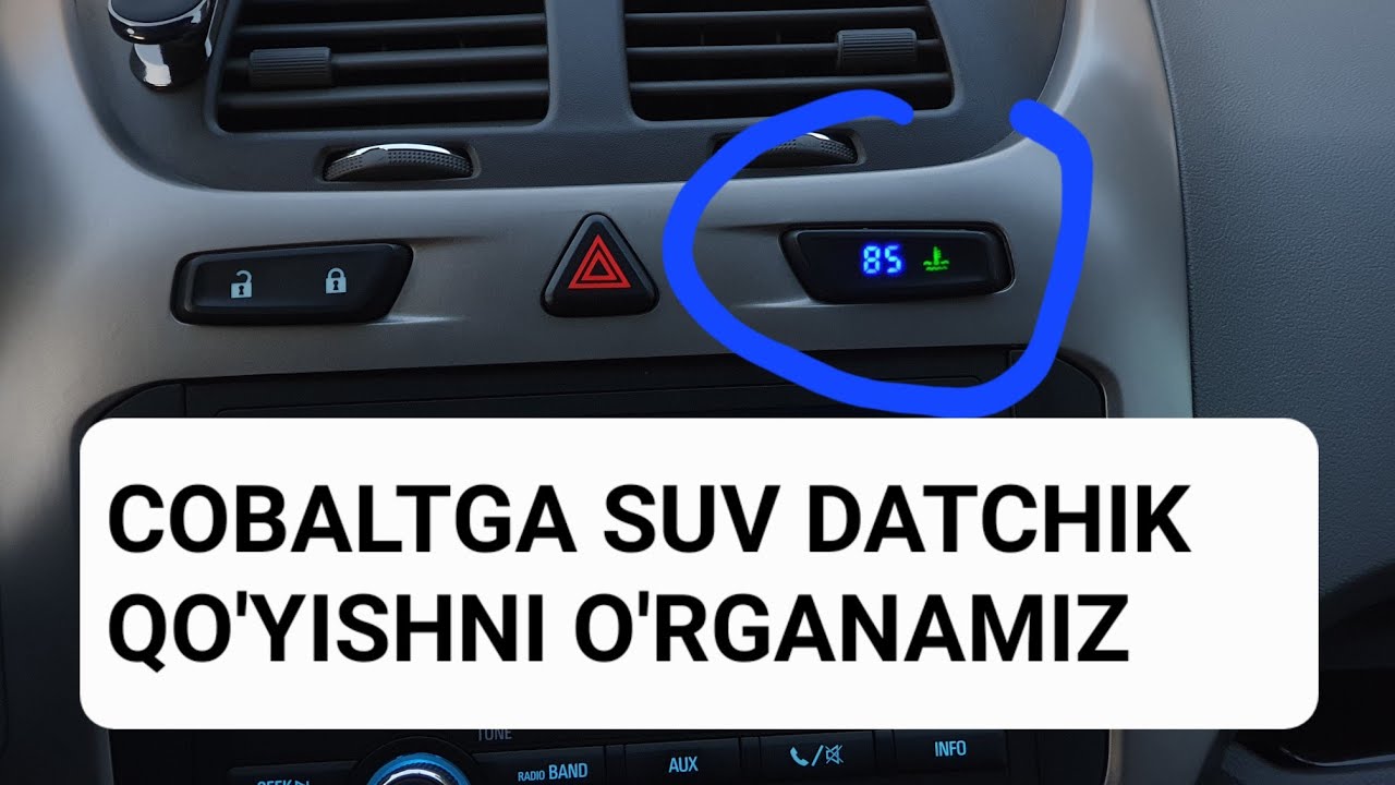 #UY SHAROITIDA COBALTGA SUV DATCHIK QO'YISHNI O'RGANAMIZ kanalimizga obuna bo'lishni unutmang.