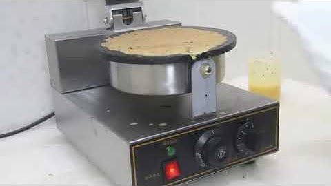 electric ice cream cone making machine video