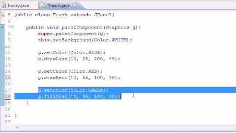 Java Programming Tutorial   86   Drawing More Stuff