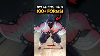 Shinobu has Infinite Forms of Insect Breathing! Demon Slayer  #demonslayer #shorts