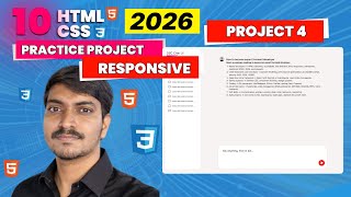 #4 Responsive – Chat UI Website | HTML CSS 10 Practice Projects Responsive Series | 2026 Net Worth