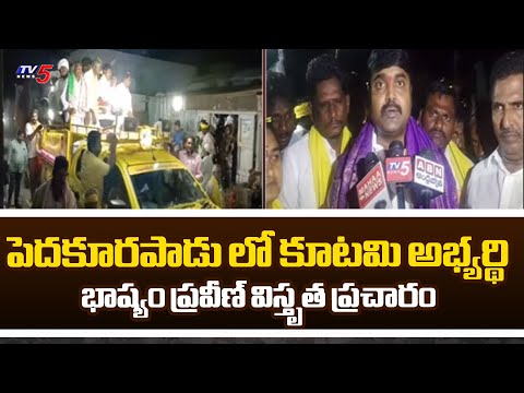 Peddakurupadu MLA Candidate Bashyam Praveen Election Campaign | AP Elections 2024 | TV5 News - TV5NEWS