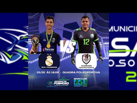 1º Rodada - REAL TROMBENSE VS ACADEMIA CENTRO NORTE - Campeonato Municipal de Formoso 2024