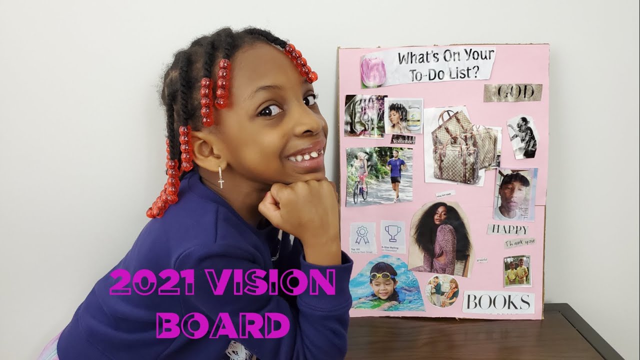 How to make a Vision Board [VISION BOARD FOR KIDS] 