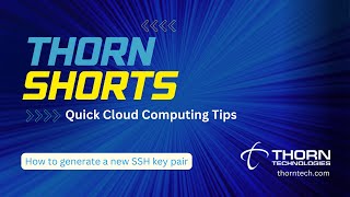 How to generate a new SSH key pair