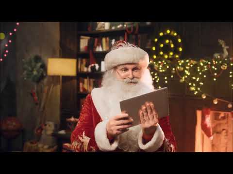 Видео: Поздравление Маши с Новым Годом от Деда Мороза (6 лет)