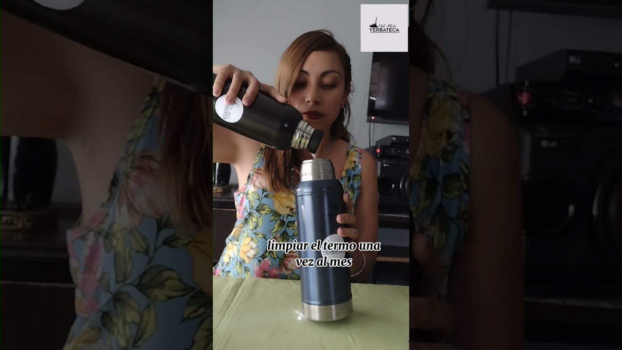 como limpiar los termos que usamos para el mate!!!