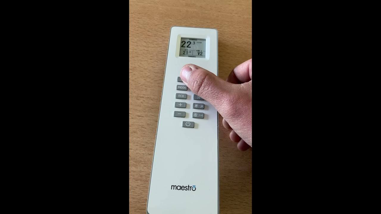 Telecommande Maestro Mcz Mode D Emploi