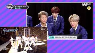 BTS reaction TO BTS   Dionysus Comeback Special Stage   M COUNTDOWN 190418 EP 615