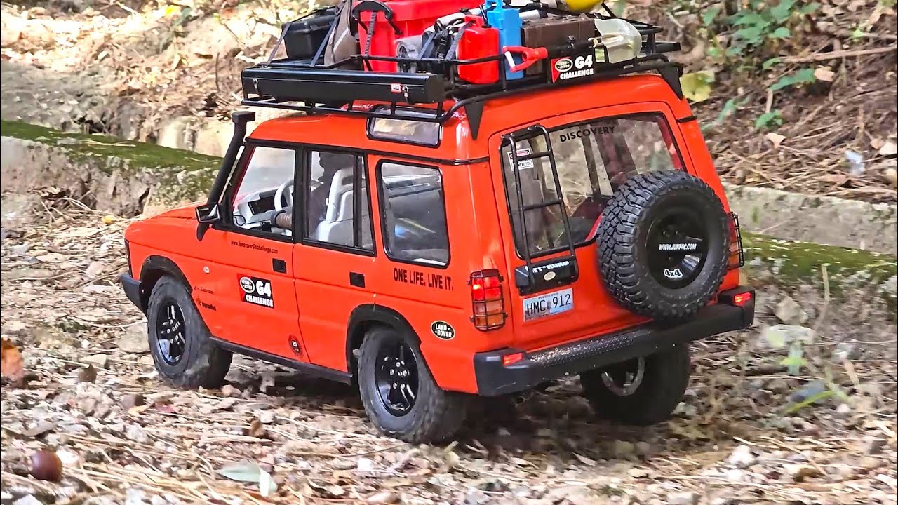 ホビーラジコン RC Land Rover Discovery1 G4 Challenge LandRover Discovery1 G4 Challenge Off Road - Axial SCX10 II - YouTube