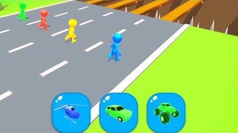 Shape-shifting Games All Levels Gameplay iOS,Android Mobile Walkthrough Stick Run Max Level VJKG54K