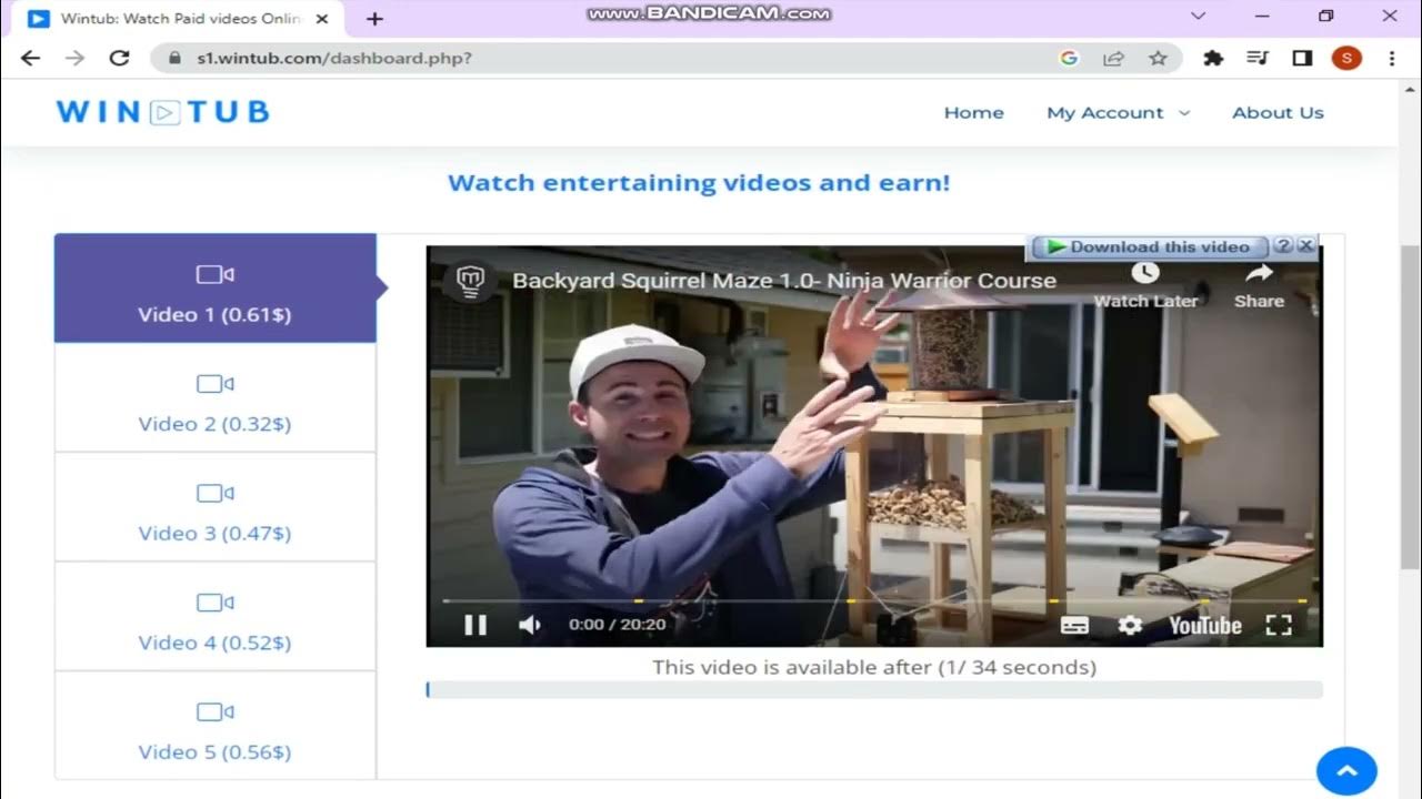 How to earn money online with wintub website jtr services youtube