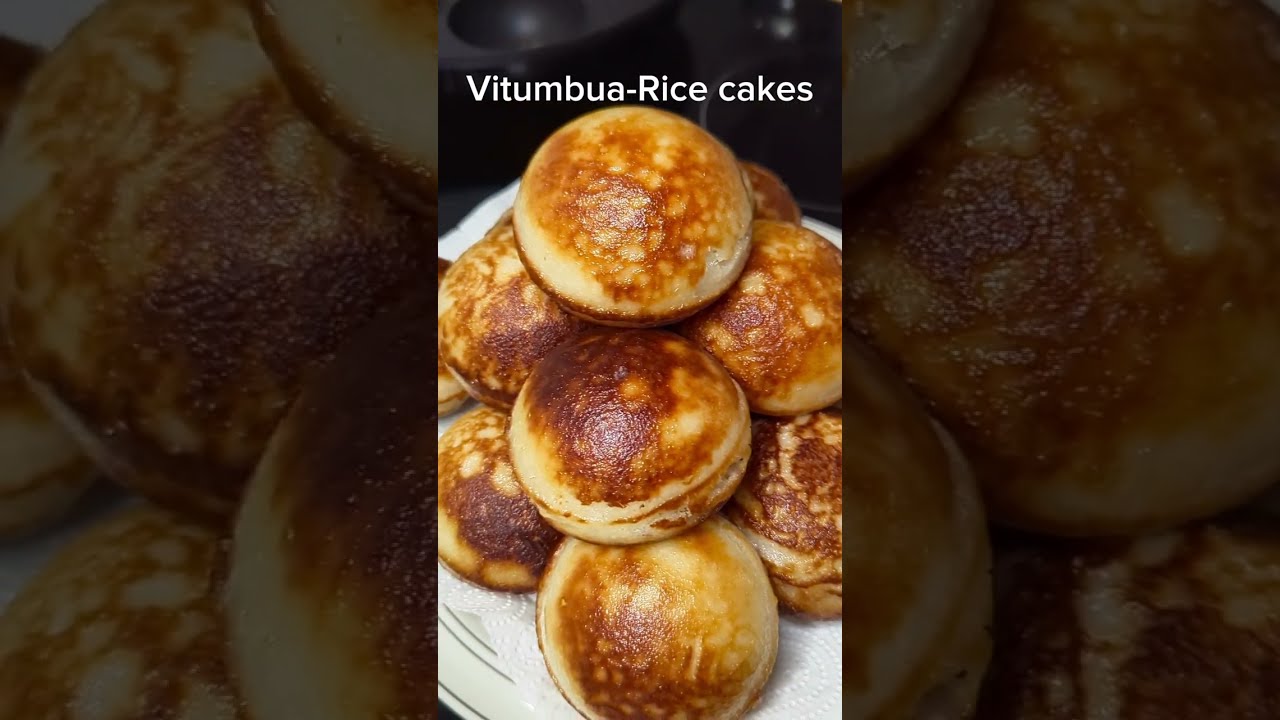 Let's make vitumbua - rice cakes recipe
