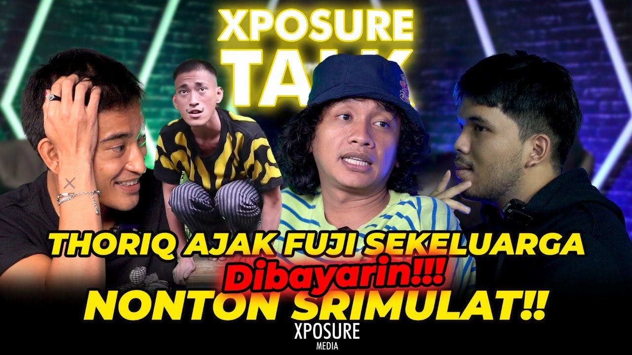 WOW! THORIQ AJAK FUJI NONTON SRIMULAT, yang NONTON INI DIBAYARIN, SAKING LUCUNYA ! komen dibawah!!