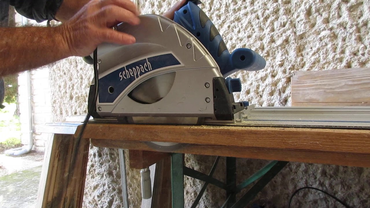 Scie Scheppach Pl 55 Decoupe Bavette Du Rail Youtube