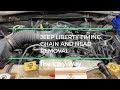 Jeep liberty 3.7 head / timing chain removal