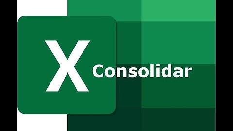 Excel. Píldoras Formativas: Consolidar