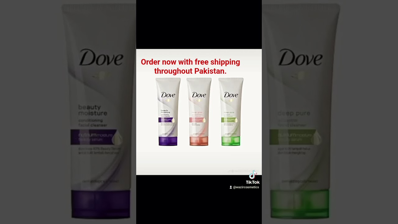 Get ready to glow with Dove Face Wash!Price: Rs. 650 .Say goodbye to dull ski. 