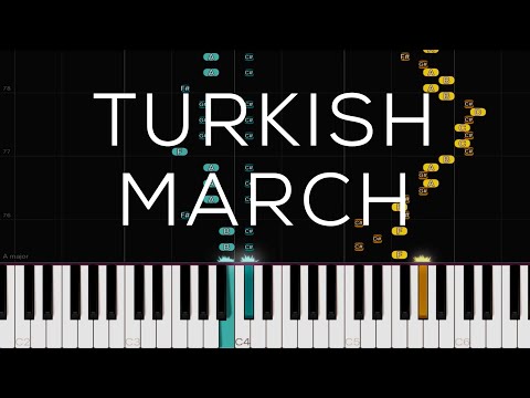 Mozart - Turkish March (Rondo Alla Turca) | Piano Tutorial