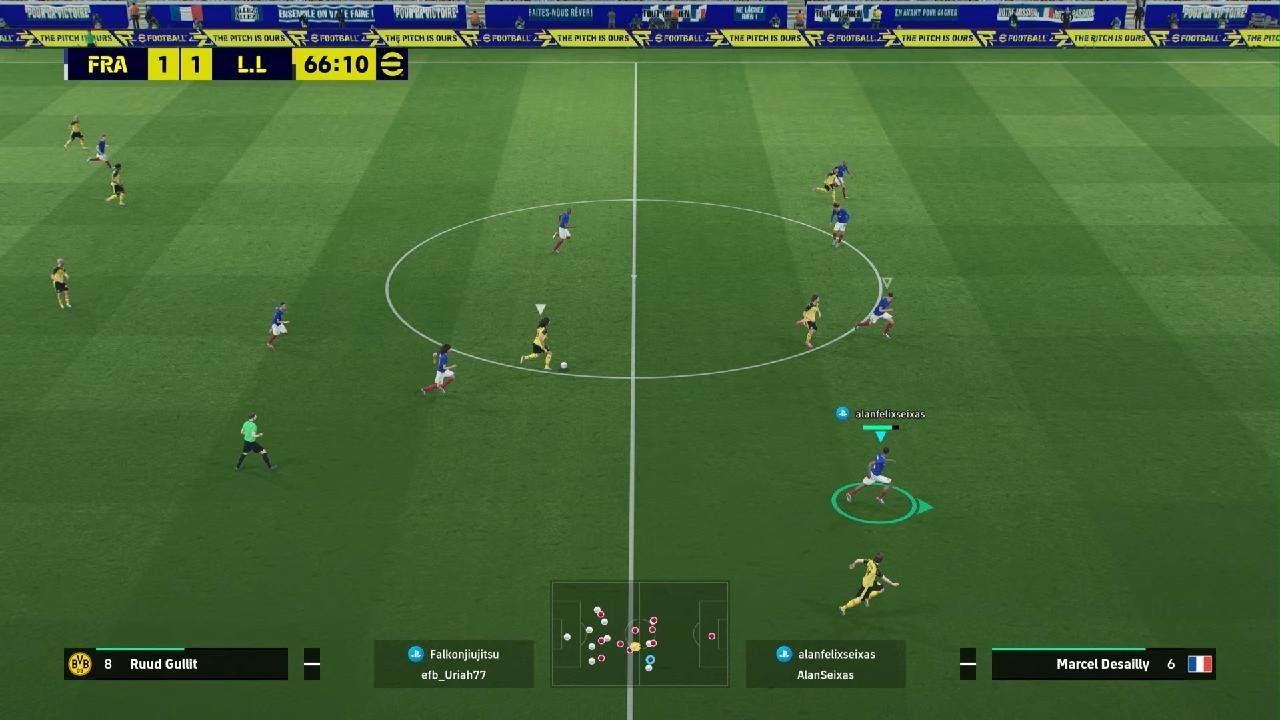 Partida eFootball contra o Top 386 do ranking