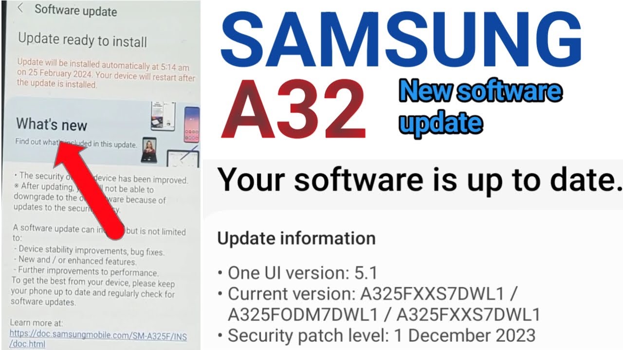 Samsung Galaxy A32 5G gets updated with December 2023 security